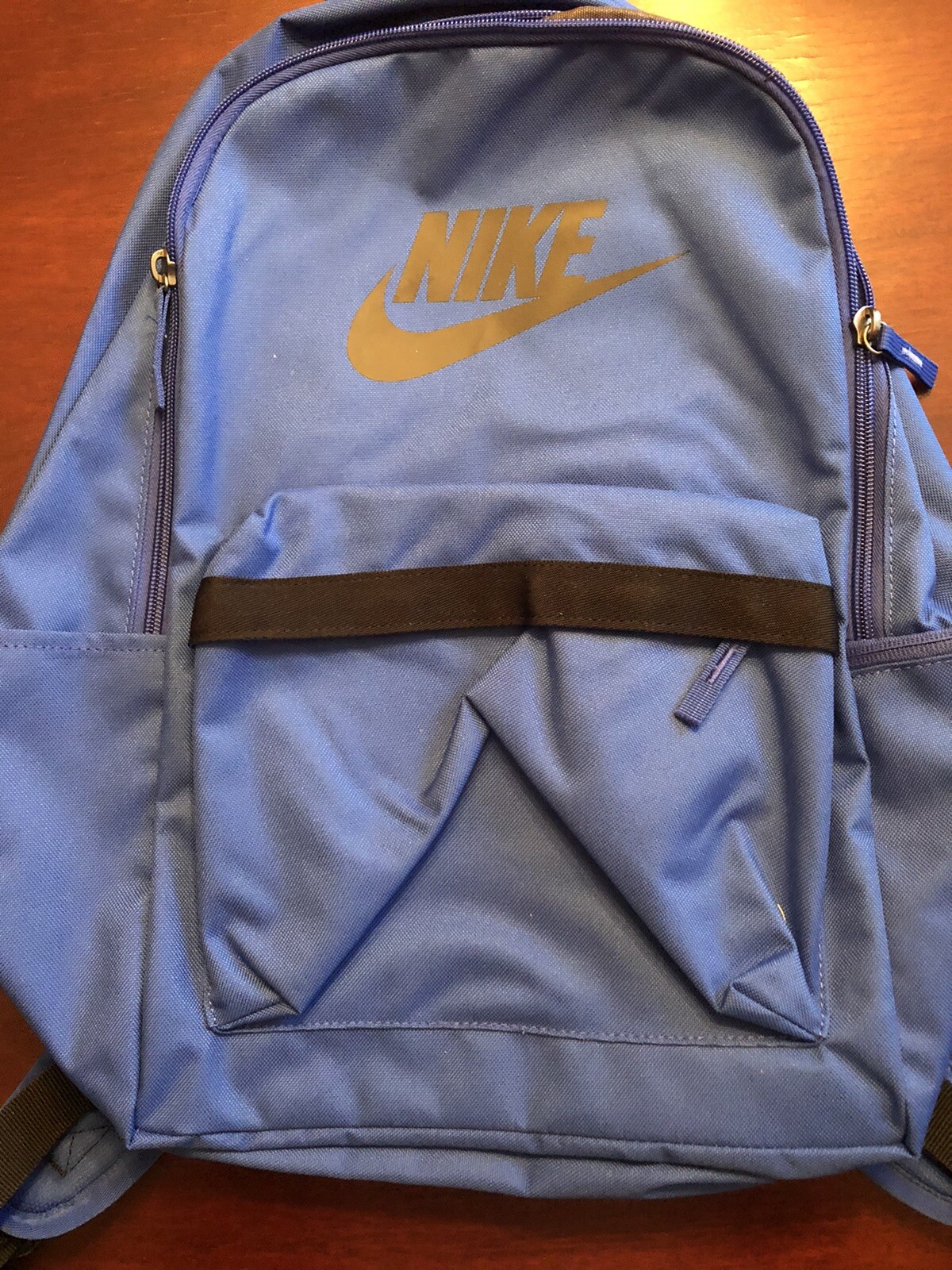 blue backpack nike
