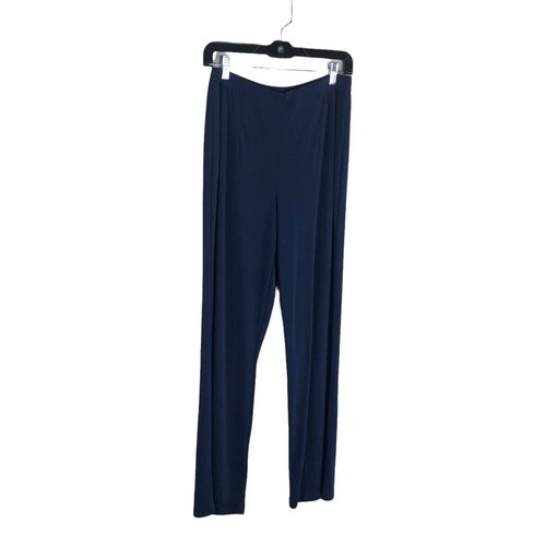 Easywear By Chicos M Pants Slinky Elastic Waist Womens Blue Stretch