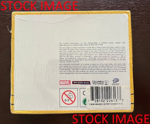 2004 Upper Deck Marvel Spider-Man 2 Booster Box - Factory Sealed - Picture 2 of 3
