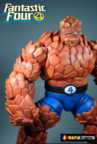marvel legends fantastic four THING 9 INCH custom figure commission job - Picture 9 of 24