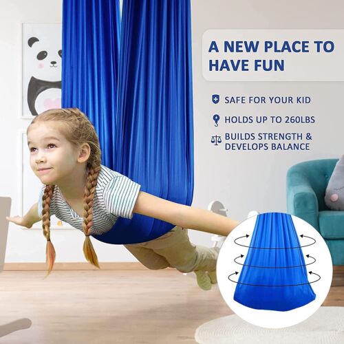 Kids Sensory Therapy Swing Children's Swing Hammock Hanging Indoor Outdoor AU - Picture 2 of 16
