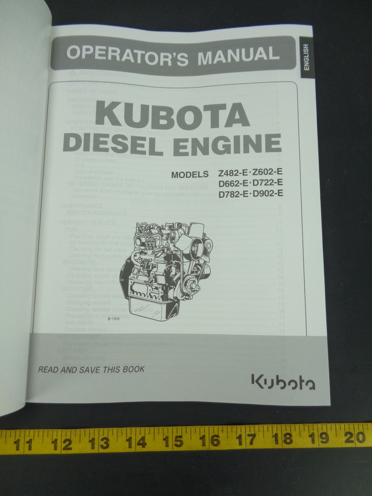 Kubota Z 482 E Z 602 E D 662 E D 722 E D 782 E D 902 E Diesel Engine Operator S Manual | eBay