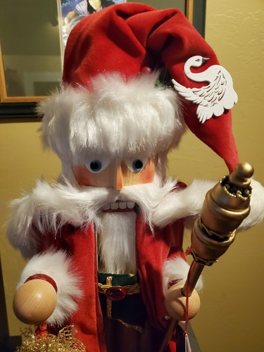 Steinbach 12 Days of Christmas Series 4th 7 Swans Swimming Santa w/Original Box - Picture 3 of 7