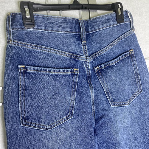 New Higher High-Waisted Button-Fly O.G. Straight Patchwork Jeans Size 4 $60 - Picture 10 of 16