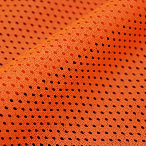 Chaleco de seguridad de contraste naranja y amarillo malla reflectante con bolsillos - Imagen 4 de 11
