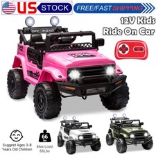 12V Kids Ride On Car 2 Seater Electric Vehicle Toy Truck Jeep w/Remote Control