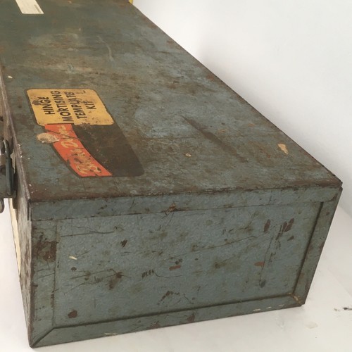 Vintage Black & Decker Türscharnier Einsteckschablone Kit mit Metallgehäuse #42586 - Bild 4 von 12