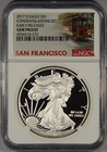 2017-S Silver Eagle Dollar NGC GEM PROOF Congratulations Set Early Releases $1
