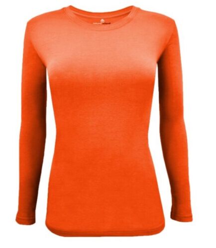 Natural Uniforms Women's Long Sleeve Under-scrub Stretch T-Shirt Scrub Top - Picture 19 of 51