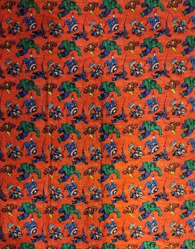 Older Marvel Characters Stiched Blanket - Picture 2 of 3