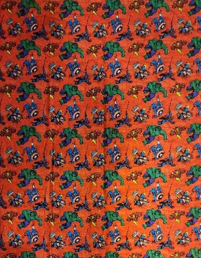 Older Marvel Characters Stiched Blanket - Image 2 of 3