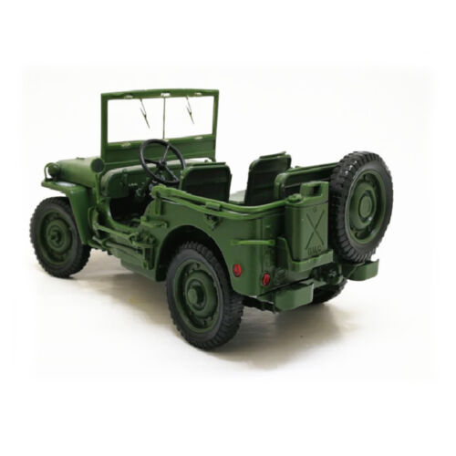 1:18 Willys WWII Tactical Truck Off-road Military Vehicle Model Ornaments Gift - Picture 3 of 12