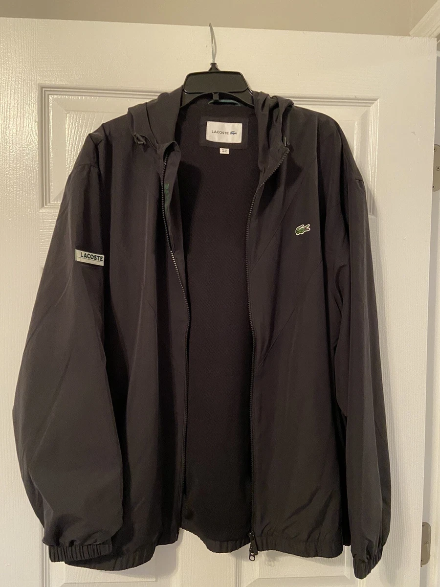 Lacoste lightweight hooded clearance jacket