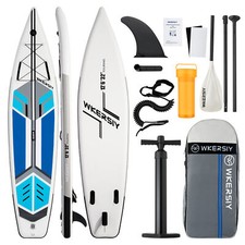 Inflatable Paddleboard Board 6 Inch Thick Surfboard Surf Y7W8