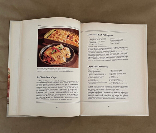 Vintage 1976 Crepes Cookbook Better Homes and Gardens Hardback - Bild 4 von 6
