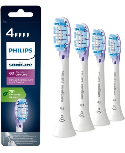 Philips Sonicare G3 Bürstenköpfe HX9054 Premium Gum.Care 4er , Made in Germany/
