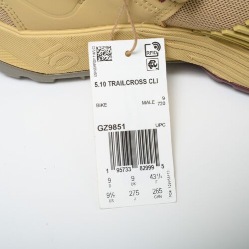 Scarpe da mountain bike Adidas 5.10 Five Ten TrailCross clip-in GZ9851 - taglia 9,5 e 10 - Foto 20 di 23
