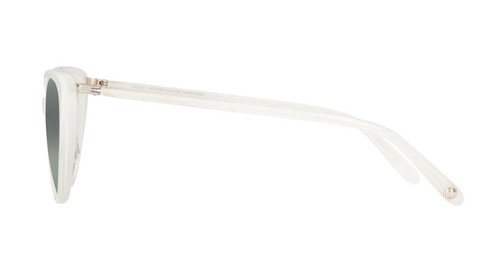 New Garrett Leight Mildred 55 Horchata Silver G15 Cat Eye Sunglasses - Picture 2 of 7