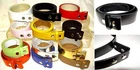 Interchangeable belt buckle belt for belt buckle 80-115 cm