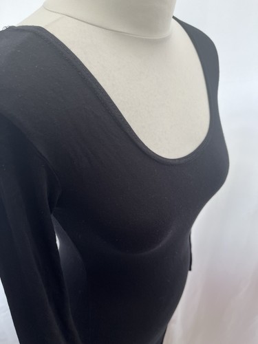 Boohoo Women's Black Long Sleeve Mini Dress Size 10 - Picture 2 of 12