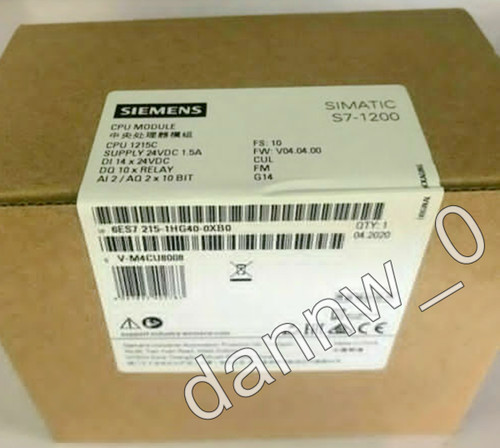 New In Box Siemens 6ES7215-1HG40-0XB0 6ES7 215-1HG40-0XB0 CPU Module - Picture 1 of 4