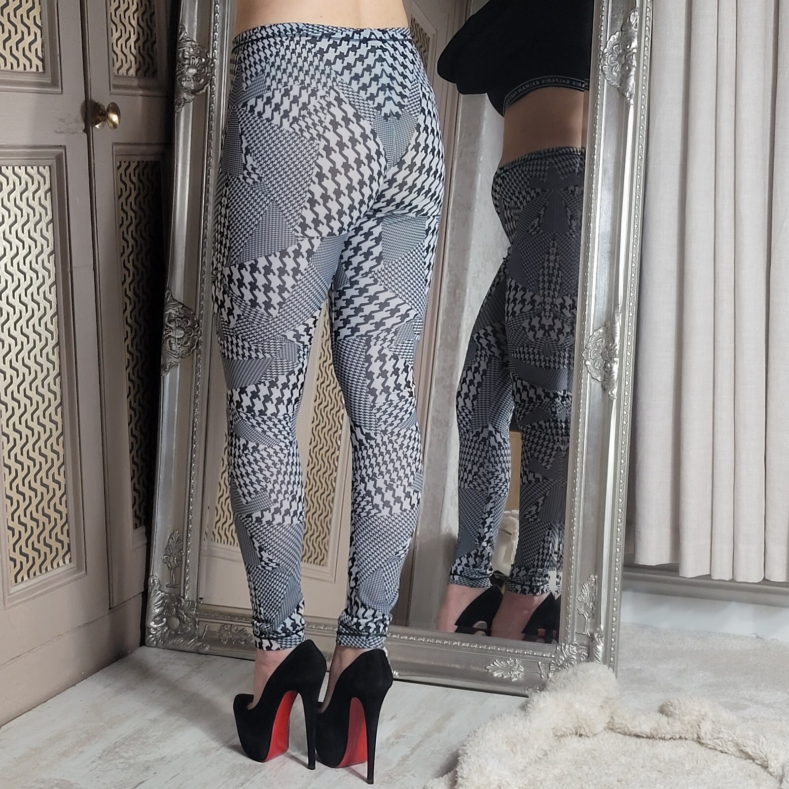 Alexander Mcqueen Patterned Stretch Leggings Pant… - image 8