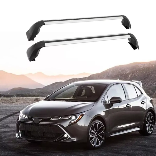 Fits for Toyota Corolla Hatchback 2019-2024 Roof Rail Rack Cross Bars Crossbars - Picture 2 of 11