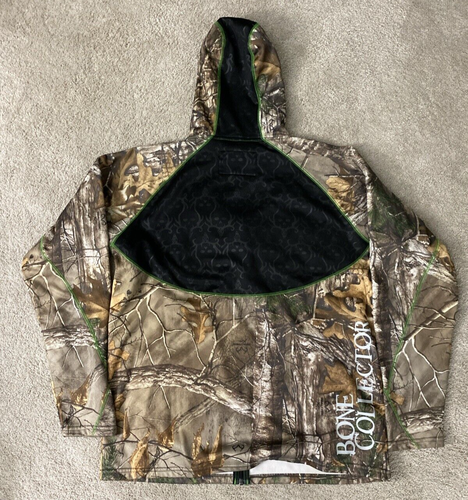 Chaqueta de camuflaje camuflada con cremallera completa Bone-Collector para hombre talla L "Deerassic Park" usada en excelente estado - Imagen 6 de 8
