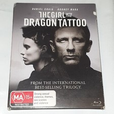 The Girl With The Dragon Tattoo (Blu-Ray, 2011) With Slipcover - Free Post