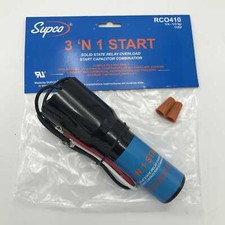 NEW HIGH QUALITY Refrigerator 3-in-1 Relay Overload Start Capacitor Kit RCO410