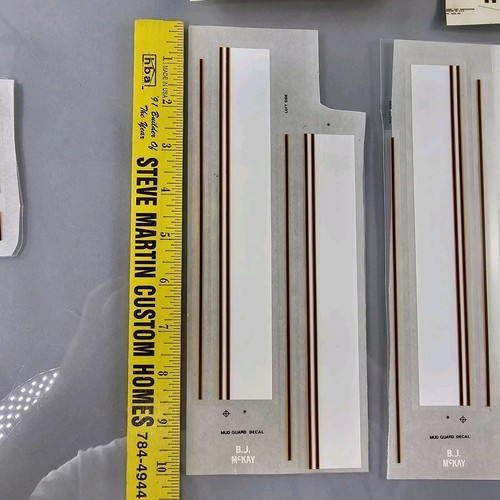 DECAL SHEETS 1980 AMT BJ & the BEAR Kenworth Aerodyne & Trailer Model Kit 1/32 - Picture 4 of 7