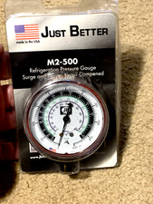 Just Better M2-500 Combination Red 0-500 PSI Gauge 2-3/4"