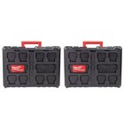 Milwaukee 4932464087 Packout BOX 3 Toolbox Empty Case Pack of 2