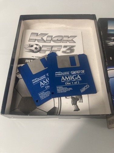 Kick Off 3 - Commodore Amiga Spiel - Boxed, CIB - getestet & funktionsfähig - Bild 2 von 3
