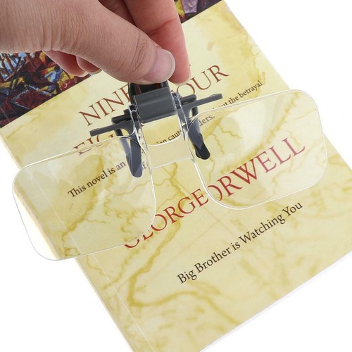 2X Clip On Flip Up Magnifying Reading Glasses Magnifiers - Picture 7 of 7