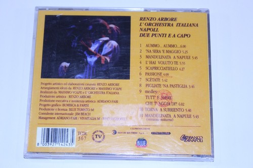 Renzo Arbore L'Orchestra Italiana Napoli Due Punti & E A Capo CD Oop 1993 Rare - Picture 17 of 24