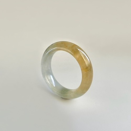 【KATHY JADE】【BEST BUY】Icy Emerald With Yellow Jadeite Ring《US SIZE:10》《Grade A》 - Bild 1 von 2