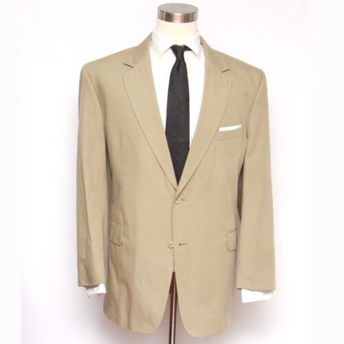 Jos A Bank Men's Sportcoat 46R Blazer Jacket Cotton Polyester D070438