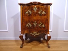 HANNIS ANTIQUE STORE / DRESDNER BAROCK KOMMODE UM 1860 - 1880 / NUSSBAUM-03