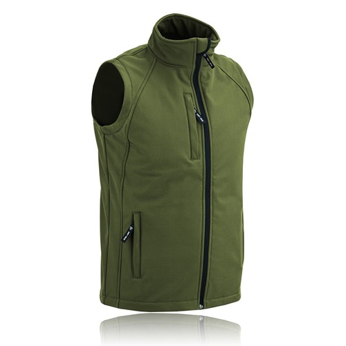 Mens Full Zip Pockets Body Warmer Jacket Gilet Sleeveless Work Wear Fleece Lined - Picture 13 of 18