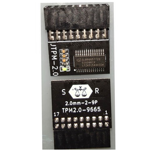 TPM 2.0 Sicherheitsmodul für ASRock Motherboards win11 18pin-1 - Afbeelding 2 van 4