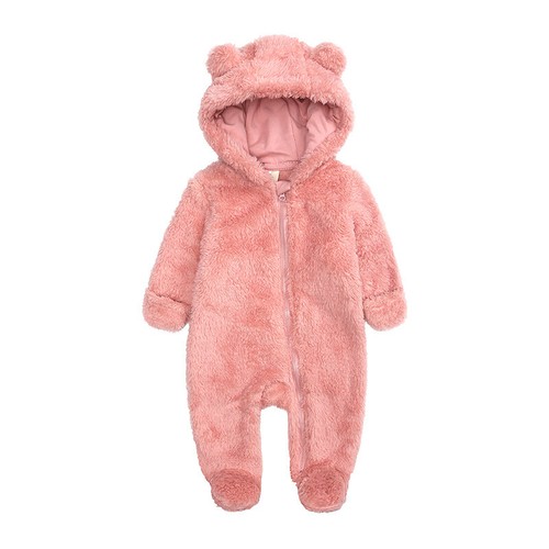 Newborn Baby Boy Girls Clothes Bear Hooded Bodysuit Romper Jumpsuit Outfits - Picture 26 of 31