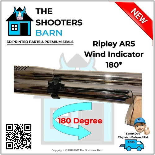 Ripley AR5 Field Target HFT Deportes Clip-on Wind Indicador 180 o 360 Grados Nuevo - Imagen 9 de 13