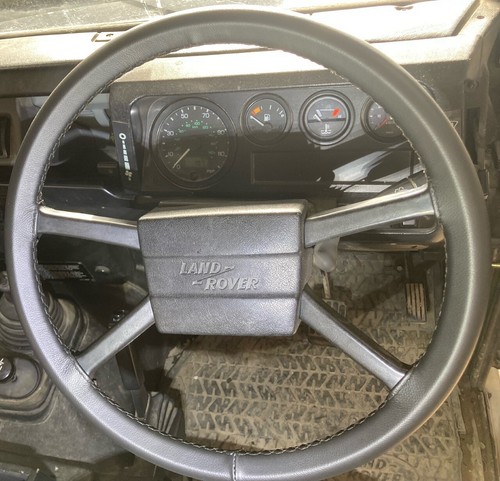 PELLE COPRI VOLANTE PER TALBOT SIMCA 1000 NERO SEAM - Foto 7 di 12