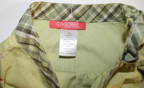 Gymboree Hawaiian Holiday Green Hula Skort Skirt Size 4 EUC - Picture 2 of 4