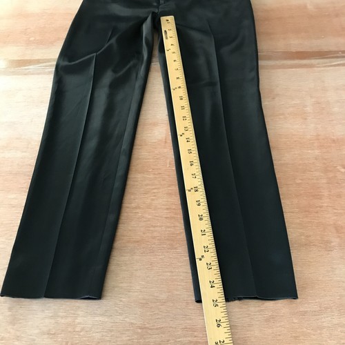 Pantalones al tobillo Cartonnier Charlie para mujer talla 2 negros tiro medio elásticos preppy - Imagen 8 de 14