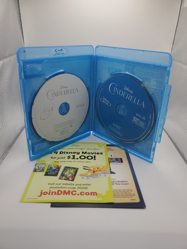 Live Action Disney Cinderella Maleficent Oz Pete's Dragon Blu-ray DVD Movie Lot - Picture 4 of 16