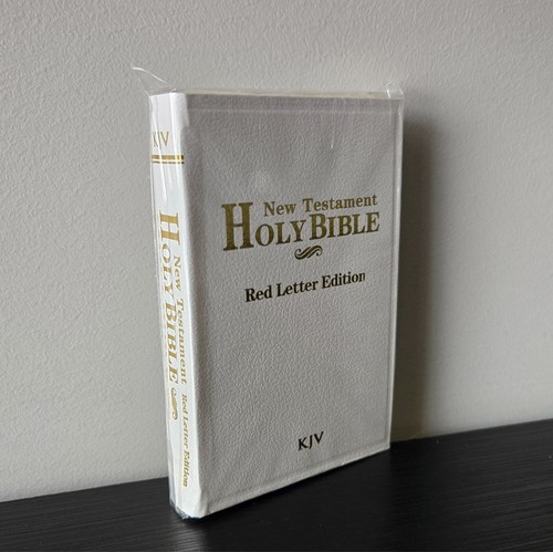 The Holy Bible KJV Pocket/Purse Size - White - BUY ONE GET ONE FREE! Charity!