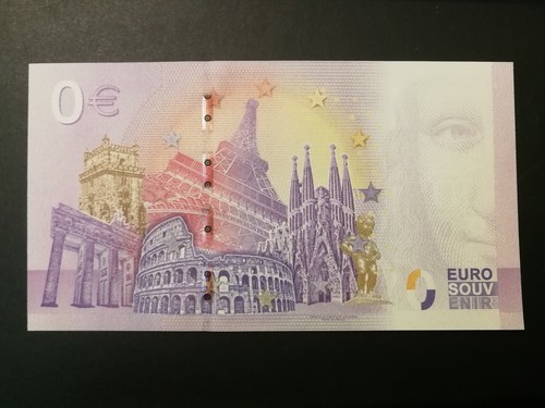 BILLET SOUVENIR 0 € / 0 EURO / Château de Chambord / BANKNOTE / 2020-3 - Imagen 2 de 2