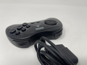 Sega Sony Playstation 2 Saturn Controller Pad Black 2 PS2 IPS-5001 stick
